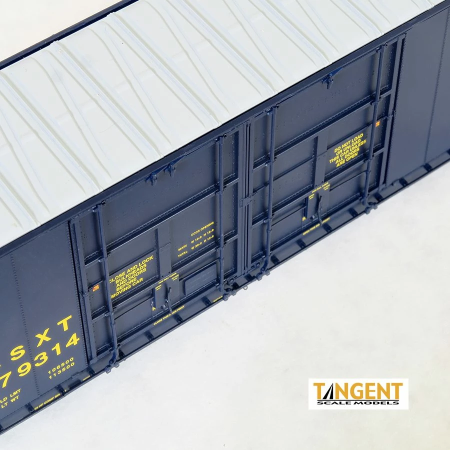 Tangent 25517-05 HO Scale 86' Quad Door Auto Parts Boxcar CSX 179324 4 Tangent 25517-05 HO Scale 86' Quad Door Auto Parts Boxcar CSX 179324 - Image 4