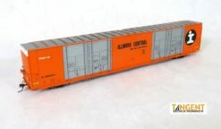 Tangent Scale Models 25519-03 HO Scale 86' Quad Door Auto Parts Boxcar Illinois Central IC 680041