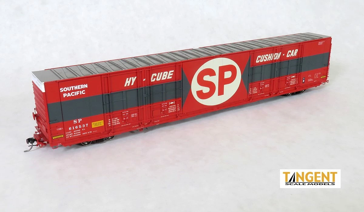 Tangent 25520-01 HO Scale 86' Quad Door B-70-54 Boxcar Southern Pacific SP 616532 1 Tangent 25520-01 HO Scale 86' Quad Door B-70-54 Boxcar Southern Pacific SP 616532