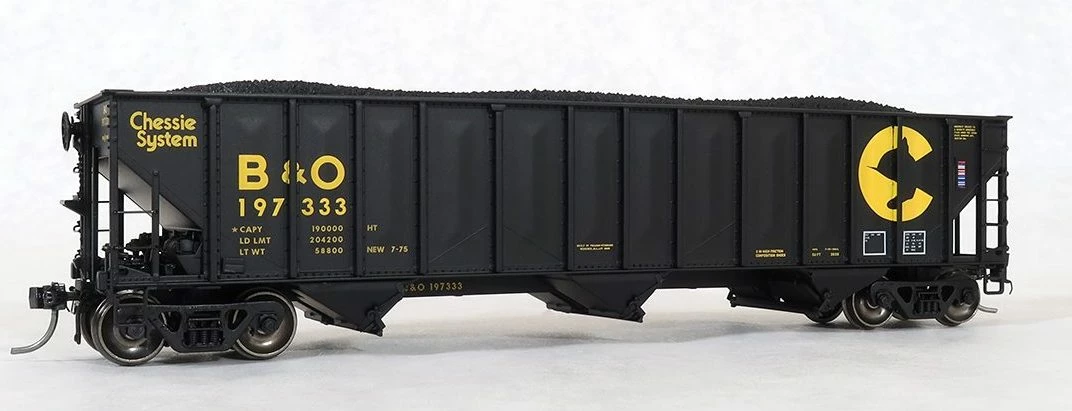 Tangent Scale Models 24160-35 PS 3562 Coal Hopper Chessie System B&O 197510 1 Tangent Scale Models 24160-35 PS 3562 Coal Hopper Chessie System B&O 197510