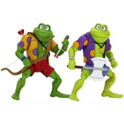 Teenage Mutant Ninja Turtles Rasputin And Genghis Action Figures -Bandai Sales Store teenage mutant ninja turtles casey jones raphael in disguise neca 7 inch action figure set of 2 2