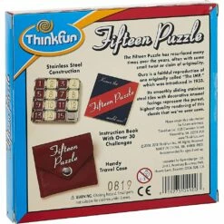 FIFTEEN PUZZLE -Bandai Sales Store think fun fifteen puzzle 4