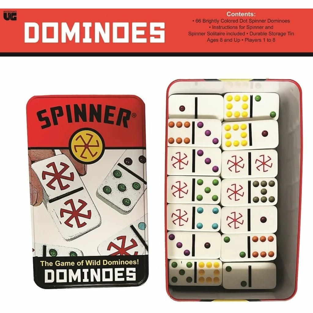 University Games SPINNER DOMINOES 3 University Games SPINNER DOMINOES - Image 3
