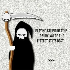 University Games STUPID DEATHS -Bandai Sales Store university games stupid deaths 1