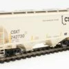 Walthers 910-7579 HO 39' Trinity 3281 2 Bay Covered Hopper Boxcar Logo CSXT 242730