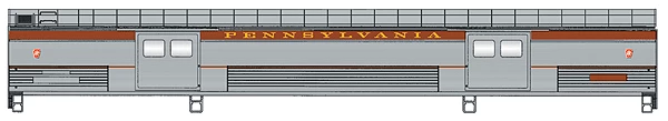 Walthers 932-6406 HO Scale Streamlined 73' Baggage PRR - NOS 1 Walthers 932-6406 HO Scale Streamlined 73' Baggage PRR - NOS