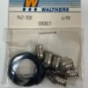 Walthers 942-350 Pea Lamp Sockets For Screw Mount Light Bulbs 6 Pack - NOS
