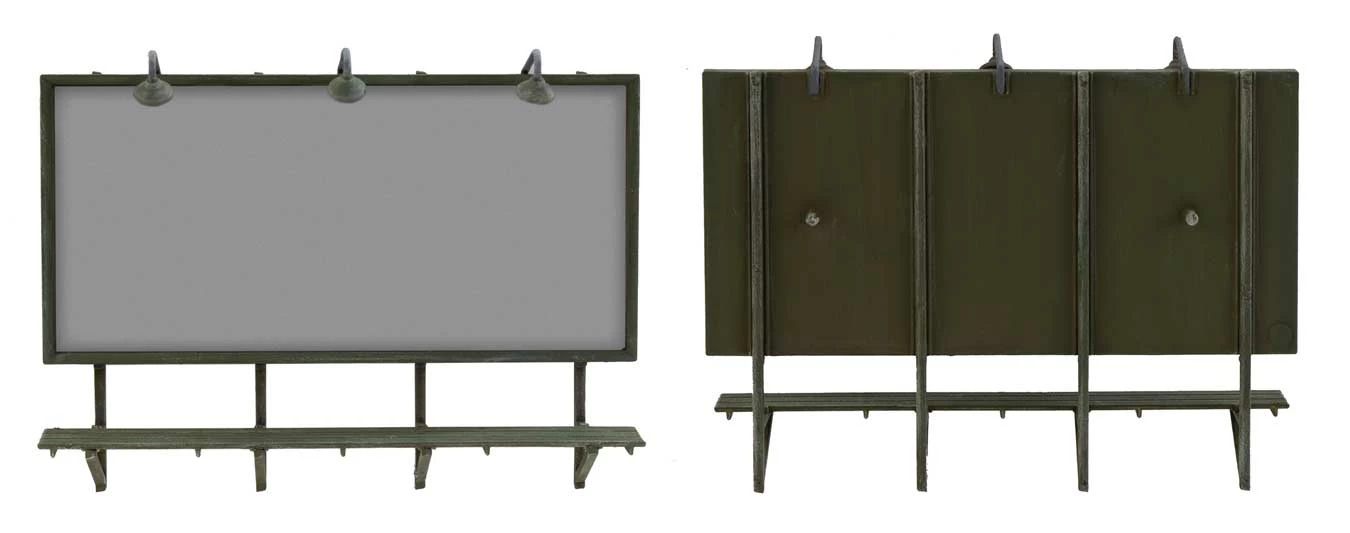 Walthers 949-4253 HO Scale Wall Mounted Billboard Kit 3 Walthers 949-4253 HO Scale Wall Mounted Billboard Kit - Image 3