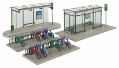 Walthers Cornerstone 933-3552 HO Scale Modern Bus Shelter Kit