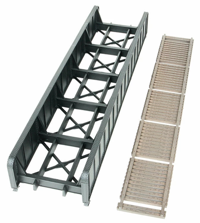 Walthers Cornerstone 933-4502 HO Scale Single Track Through Girder 70' Bridge Kit 2 Walthers Cornerstone 933-4502 HO Scale Single Track Through Girder 70' Bridge Kit - Image 2