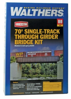Walthers Cornerstone 933-4502 HO Scale Single Track Through Girder 70' Bridge Kit 7 Walthers Cornerstone 933-4502 HO Scale Single Track Through Girder 70' Bridge Kit -Bandai Sales Store walthers cornerstone 933 4502 ho scale single track through girder 70 bridge kit 4