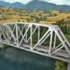 Walthers Cornerstone 933-4521 HO Scale Single Track Prat Arch Truss Bridge Kit
