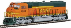 Walthers Mainline 910-19716 HO Scale EMD SD60M Diesel BNSF 8186 DCC & Sound