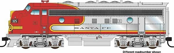 Walthers Mainline 910-19962 HO Scale EMD F7A Diesel Santa Fe 327L DCC Sound 1 Walthers Mainline 910-19962 HO Scale EMD F7A Diesel Santa Fe 327L DCC Sound