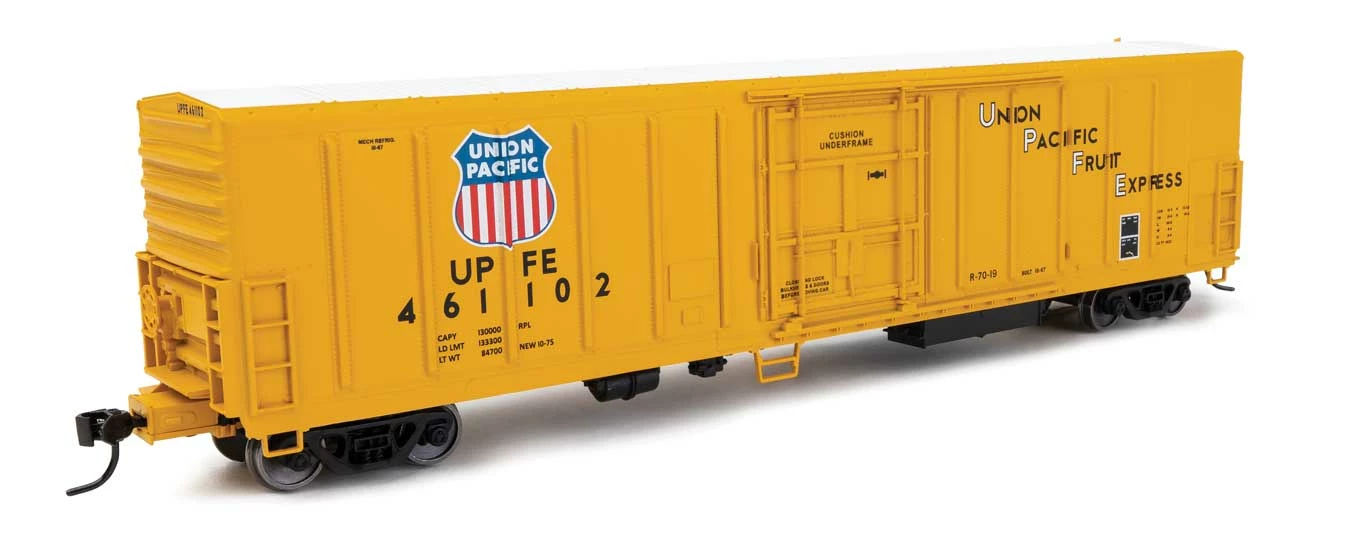 Walthers Mainline 910-3994 HO Scale 57' Mechanical Reefer Union Pacific UPFE 461102 1 Walthers Mainline 910-3994 HO Scale 57' Mechanical Reefer Union Pacific UPFE 461102