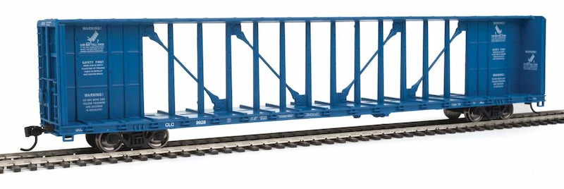 Walthers Mainline 910-4847 HO Scale 72' Centerbeam Flatcar Columbia And Cowlitz Railway CLC 9970 1 Walthers Mainline 910-4847 HO Scale 72' Centerbeam Flatcar Columbia And Cowlitz Railway CLC 9970