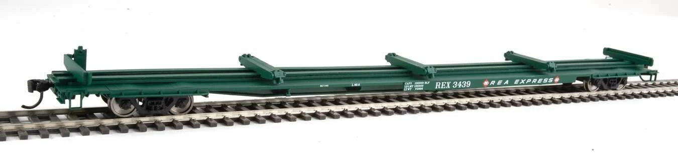 Walthers Mainline 910-5530 HO Scale G85 85' Flatcar Railway Express REA 3439 1 Walthers Mainline 910-5530 HO Scale G85 85' Flatcar Railway Express REA 3439
