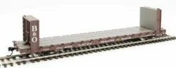 Walthers Mainline 910-5829 60' Pullman Bulkhead Flatcar TT/B&O PTTX 90580