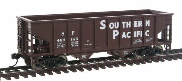 Walthers Mainline 910-7404 HO Scale 36' 2 Bay Ribbed Side Hopper Southern Pacific SP 464146 - NOS 1 Walthers Mainline 910-7404 HO Scale 36' 2 Bay Ribbed Side Hopper Southern Pacific SP 464146 - NOS