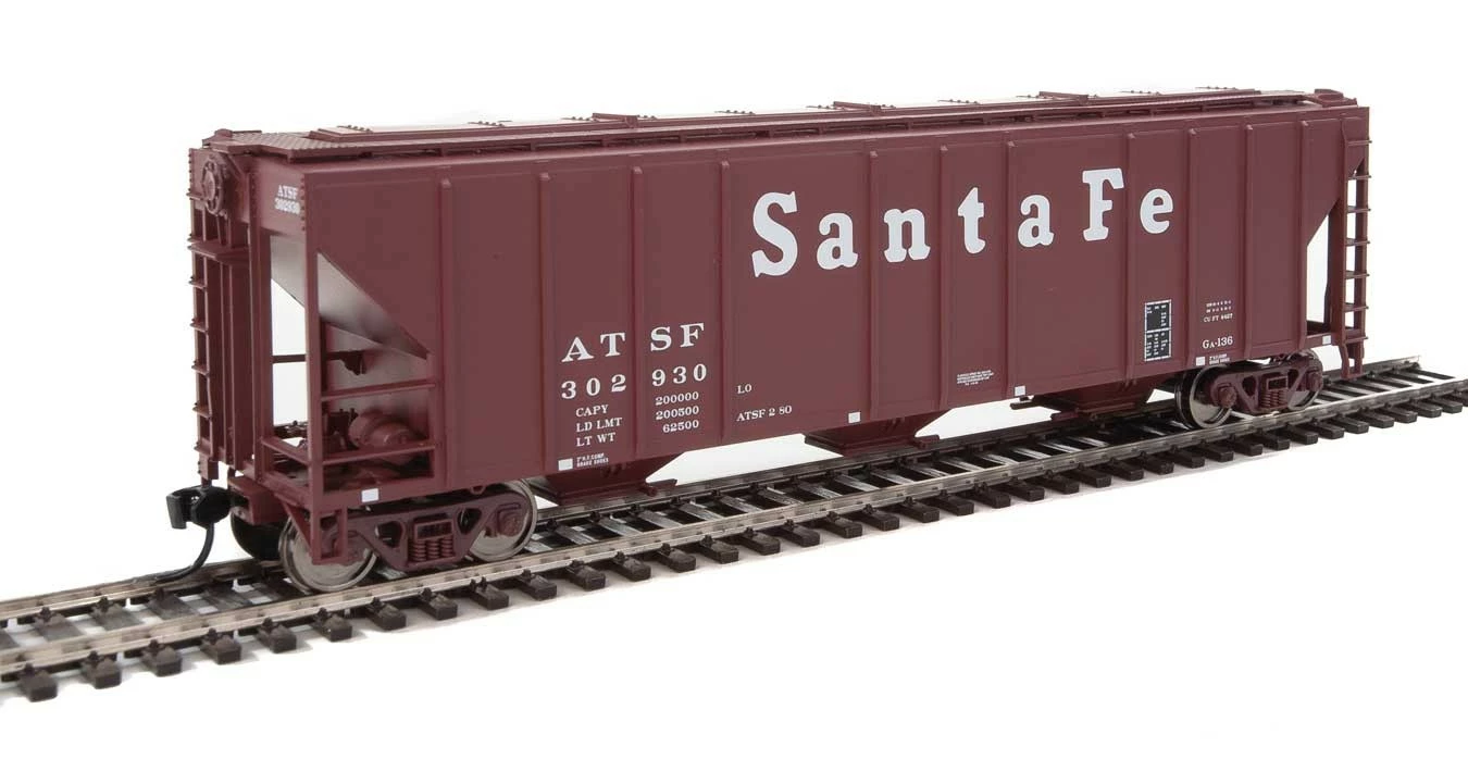 Walthers Mainline 910-7452 HO Scale 50' PS-2 CD 4427 Covered Hopper Santa Fe ATSF 302930 1 Walthers Mainline 910-7452 HO Scale 50' PS-2 CD 4427 Covered Hopper Santa Fe ATSF 302930