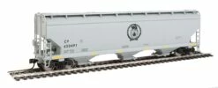 Walthers Mainline 910-7640 HO Scale 60' NSC 5150 3 Bay Covered Hopper Canadian Pacific CP 650491