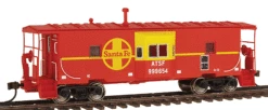 Walthers Platinum Line 932-7626 HO Scale International Bay Window Caboose Santa Fe ATSF 999654 - NOS