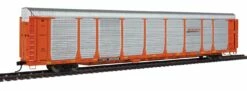 Walthers Proto 920-101347 HO Scale 89' Bi-Level Auto Carrier Orange BNSF 27734 TTGX 952827