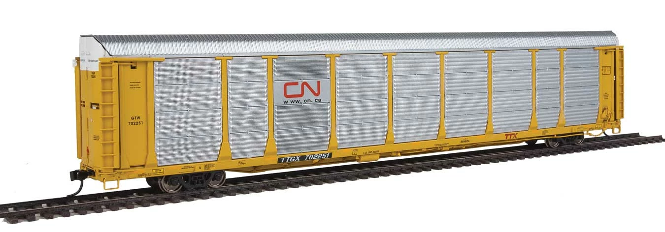 Walthers Proto 920-101352 HO Scale 89' Bi-Level Auto Carrier Canadian National CN/GTW TTGX 702251 1 Walthers Proto 920-101352 HO Scale 89' Bi-Level Auto Carrier Canadian National CN/GTW TTGX 702251