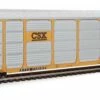 Walthers Proto 920-101421 HO Scale 89' Tri-level Auto Carrier CSX ETTX 710155