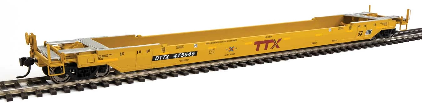 Walthers Proto 920-109047 HO Scale Rebuilt 53' All Purpose Well Car "Large Red Logo" TTX DTTX 471914 1 Walthers Proto 920-109047 HO Scale Rebuilt 53' All Purpose Well Car "Large Red Logo" TTX DTTX 471914