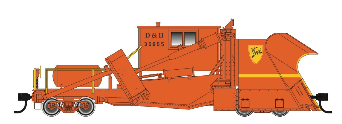 Walthers Proto 920-110128 Jordan Spreader Delaware & Hudson D&H 35055 1 Walthers Proto 920-110128 Jordan Spreader Delaware & Hudson D&H 35055
