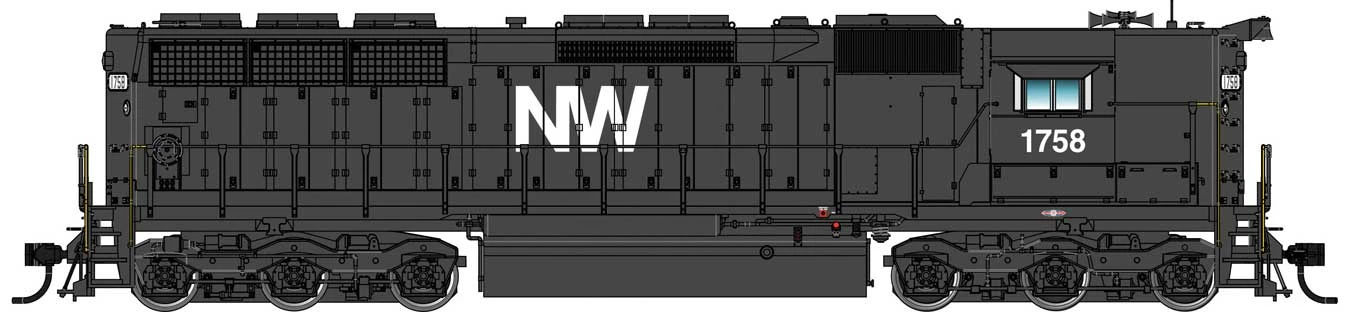 Walthers Proto 920-41155 HO Scale EMD SD45 High Hood Diesel Norfolk & Western N&W 1758 DCC LokSound 1 Walthers Proto 920-41155 HO Scale EMD SD45 High Hood Diesel Norfolk & Western N&W 1758 DCC LokSound
