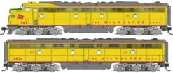 Walthers Proto 920-42951 HO Scale EMD E9A-B Diesel Milwaukee Road MILW 203A/203B DCC LokSound