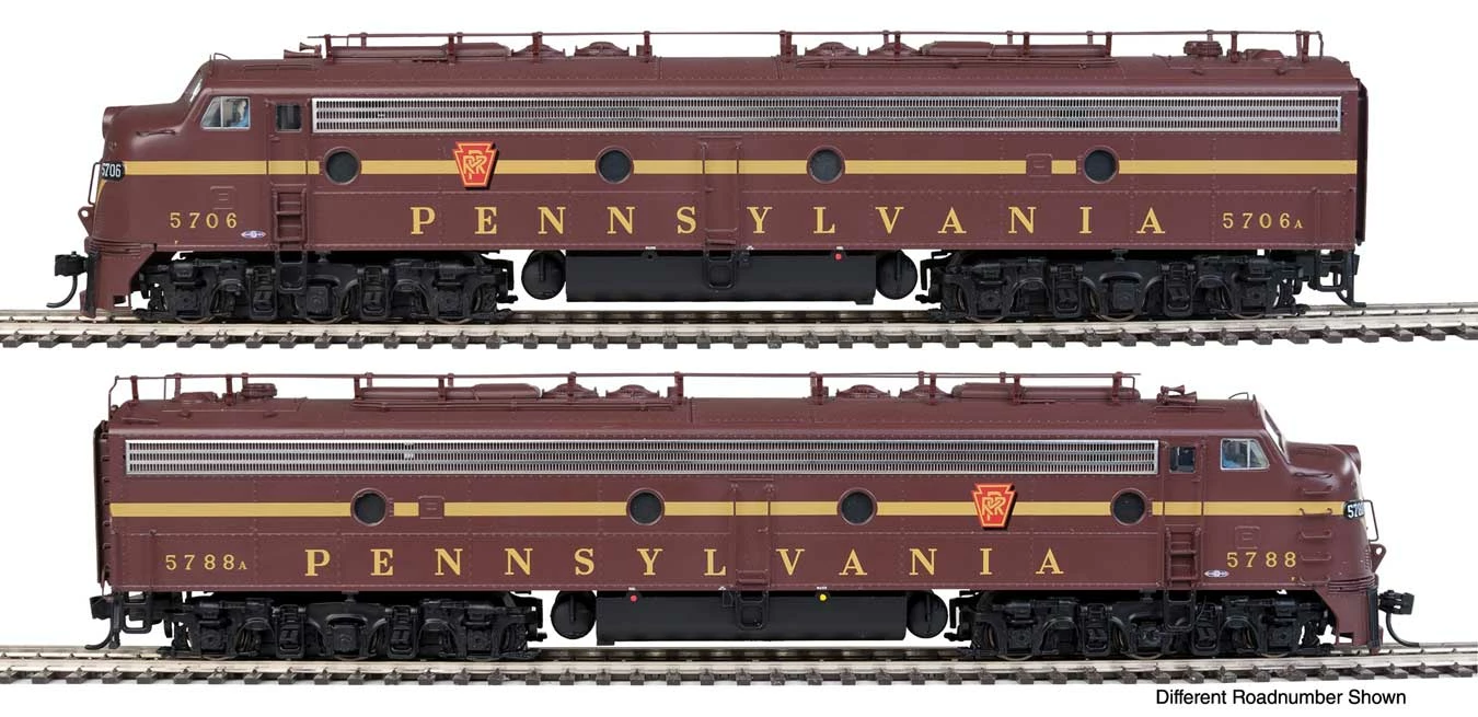 Walthers Proto 920-49900 HO Scale EMD E8A-A Diesel Pennsylvania (EP-22 Single Stripe) PRR 5798A/5715 1 Walthers Proto 920-49900 HO Scale EMD E8A-A Diesel Pennsylvania (EP-22 Single Stripe) PRR 5798A/5715