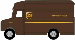 Walthers SceneMaster 949-14001 HO Scale (1:87) UPS Truck Package Car Modern Shield Logo