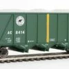 Walthers Proto 920-106014 HO Scale 40' Ortner 100 Ton Aggregate Hopper Algoma Central AC 8414