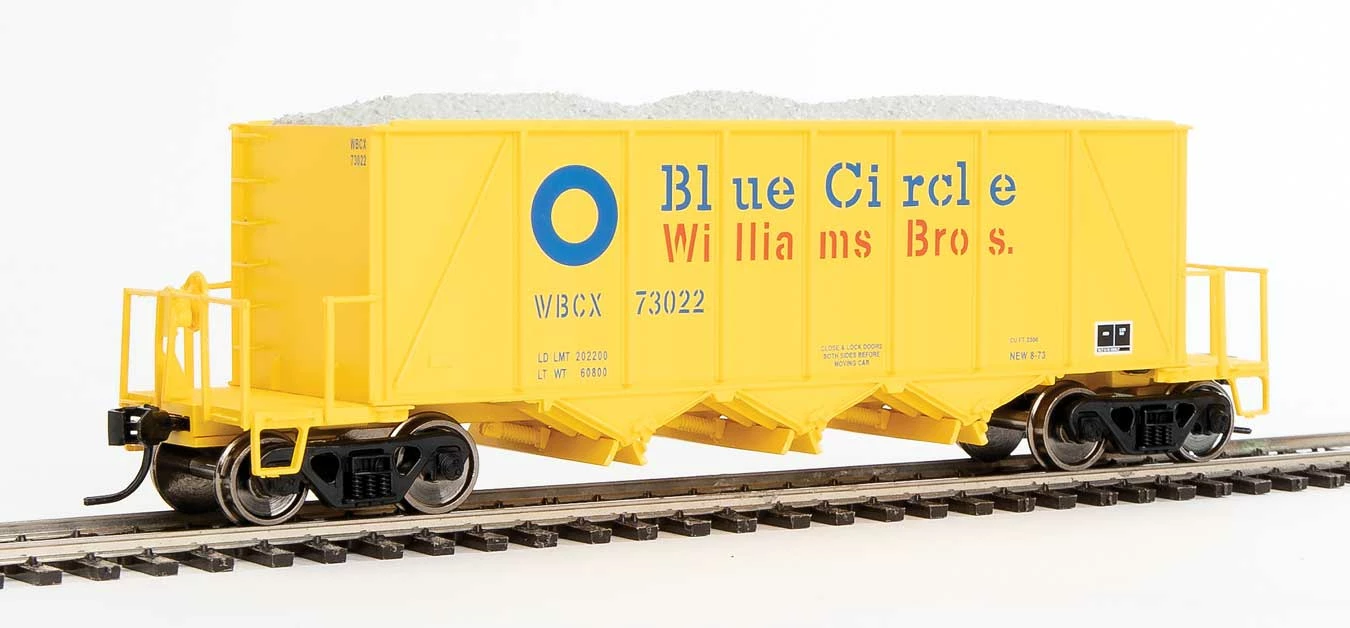 Walthers Proto 920-106018 HO Scale 40' Ortner 100 Ton Aggregate Hopper Blue Circle Cement WBCX 73022 1 Walthers Proto 920-106018 HO Scale 40' Ortner 100 Ton Aggregate Hopper Blue Circle Cement WBCX 73022
