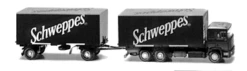 Wiking 57303 HO Scale Mercedes-Benz Lorry Schweppes