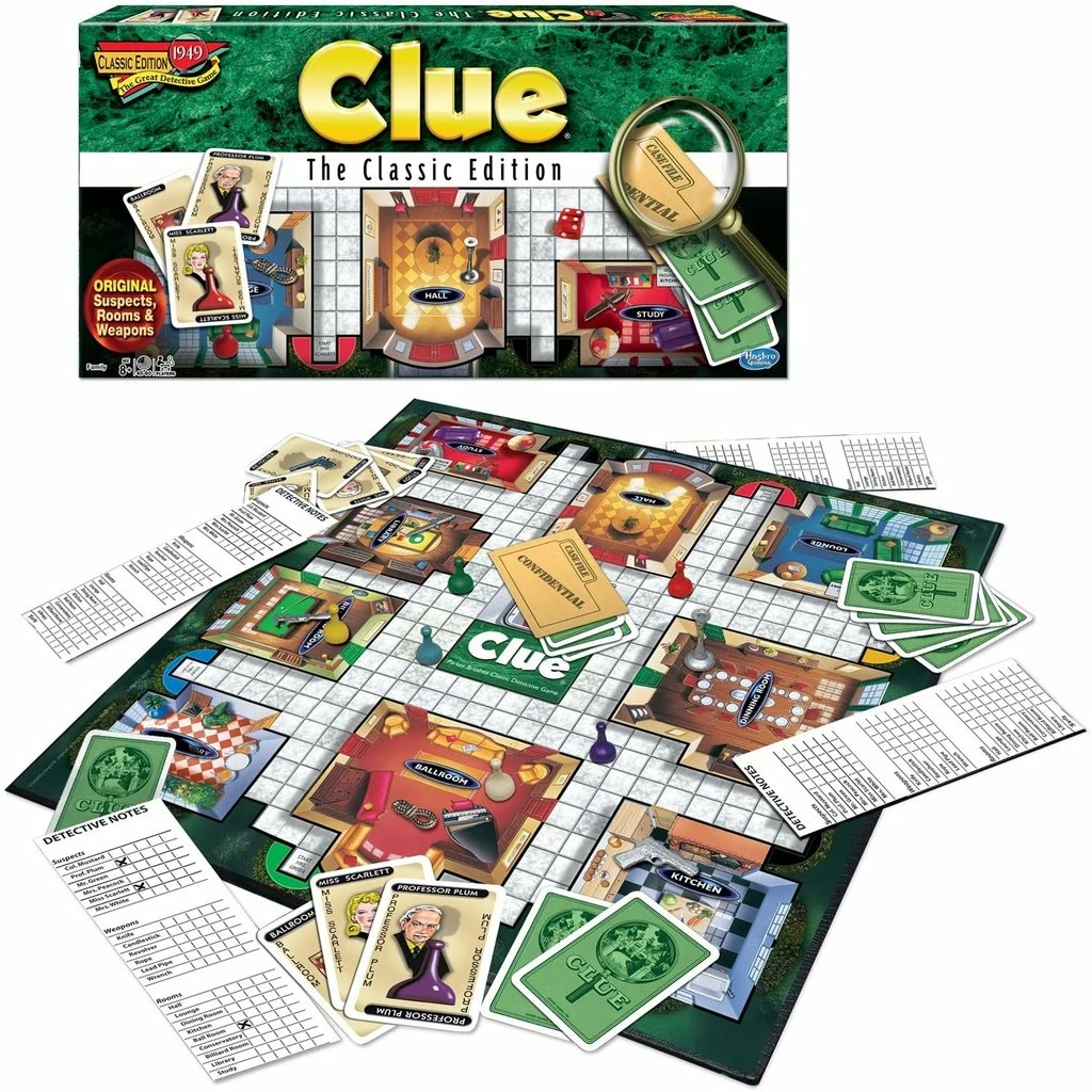 WINNING MOVES CLASSIC CLUE 3 WINNING MOVES CLASSIC CLUE - Image 3