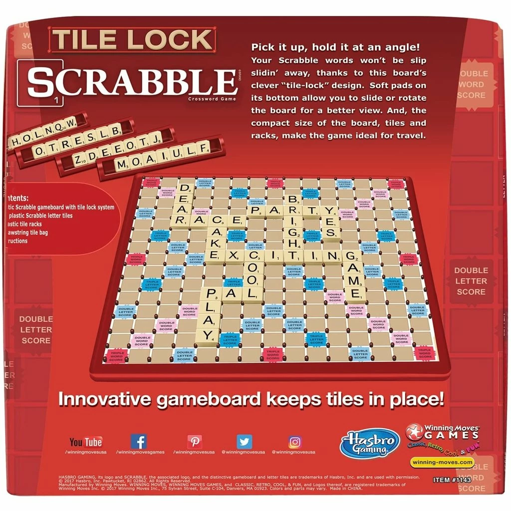 WINNING MOVES TILE LOCK TRAVEL SCRABBLE 3 WINNING MOVES TILE LOCK TRAVEL SCRABBLE - Image 3