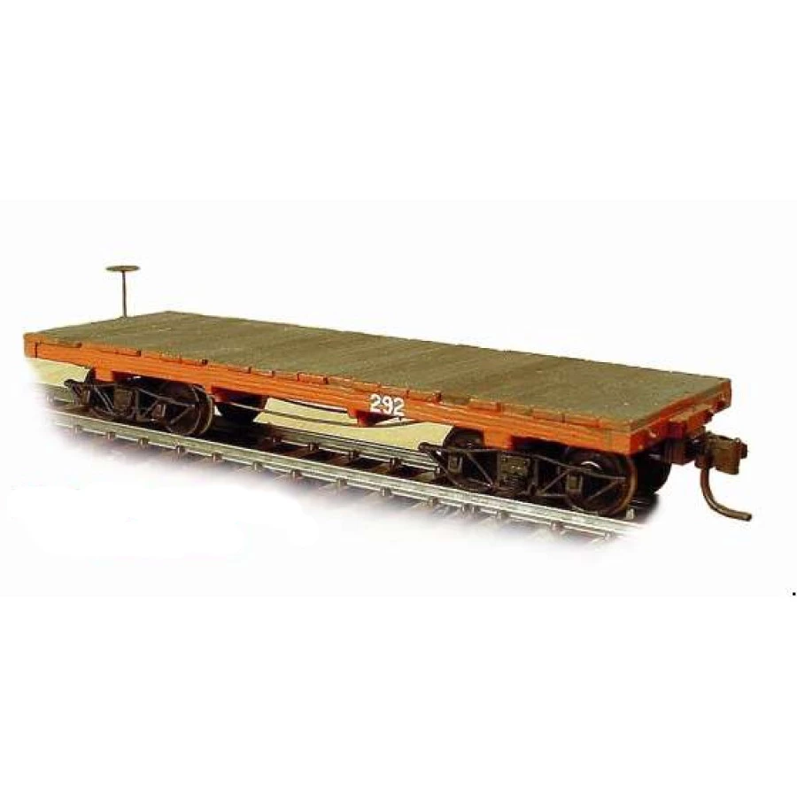 Wieseman Model Services RS-398 HOn3 24' Basic Flat Car Kit West Side Lumber - NOS 1 Wieseman Model Services RS-398 HOn3 24' Basic Flat Car Kit West Side Lumber - NOS