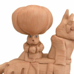 Wood Carved Type Statue Calyrex Figure Pokemon Center -Bandai Sales Store wood carved type statue calyrex figure pokemon center 4