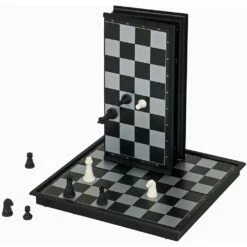 MAGNETIC TRAVEL CHESS -Bandai Sales Store wood expressions magnetic travel chess 3