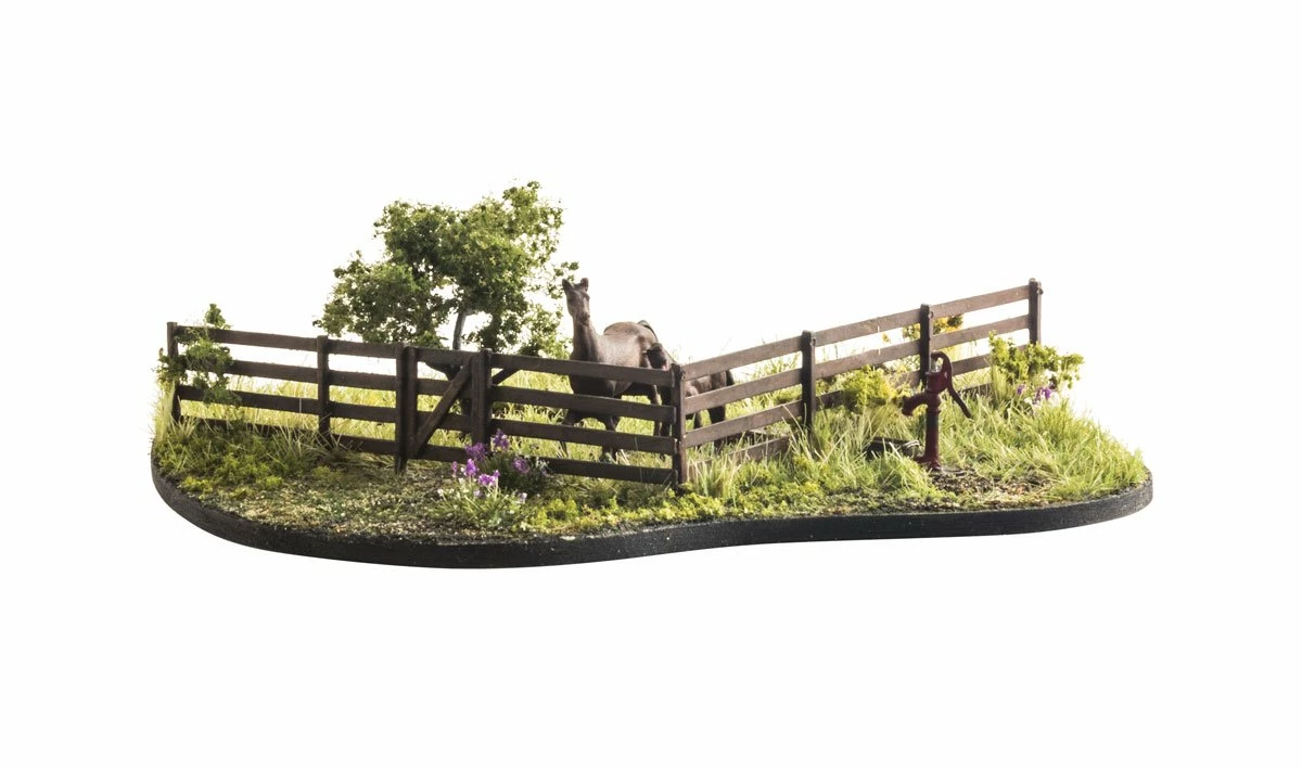 Woodland Scenics Woodland A2982 HO Scale Wood Rail Fence Kit 2 Woodland Scenics Woodland A2982 HO Scale Wood Rail Fence Kit - Image 2