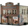 Woodland Scenics Woodland BR5067 HO Scale Built Up Structure B&R Records Amd Recruiting Office