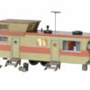Woodland Scenics Woodland BR5862 O Scale Built & Ready Structure White/Salmon Trailer With Lights