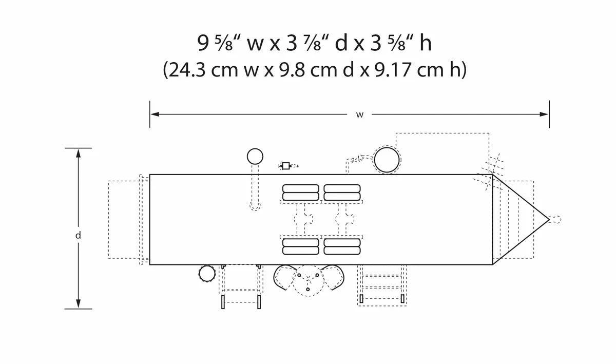 Woodland Scenics Woodland BR5863 O Scale Built & Ready Structure Sunny Days Trailer With Lights 5 Woodland Scenics Woodland BR5863 O Scale Built & Ready Structure Sunny Days Trailer With Lights - Image 5
