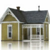 Woodland DPM Select 20500 HO Scale Victorian Cottage Kit [Building Structure Kit]