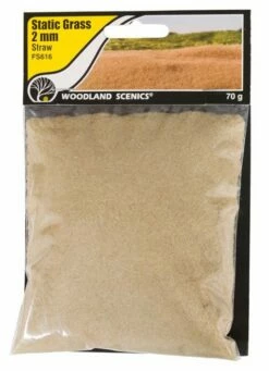 Woodland Scenics Woodland FS616 Static Grass 2mm Straw Green