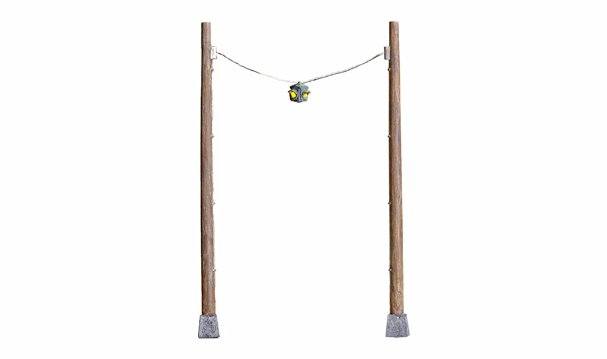 Woodland Scenics Woodland JP5636 N Scale Just Plug Suspended Flashing Traffic Lights 1 Woodland Scenics Woodland JP5636 N Scale Just Plug Suspended Flashing Traffic Lights